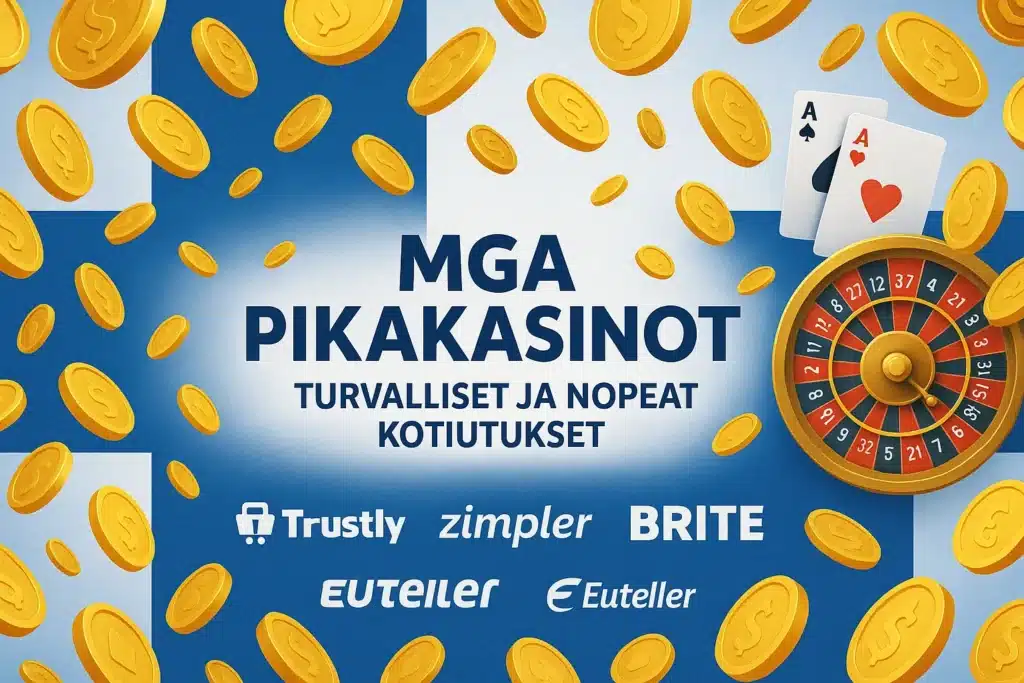 MGA pikakasinoilta turvalliset ja nopeat kotiutukset