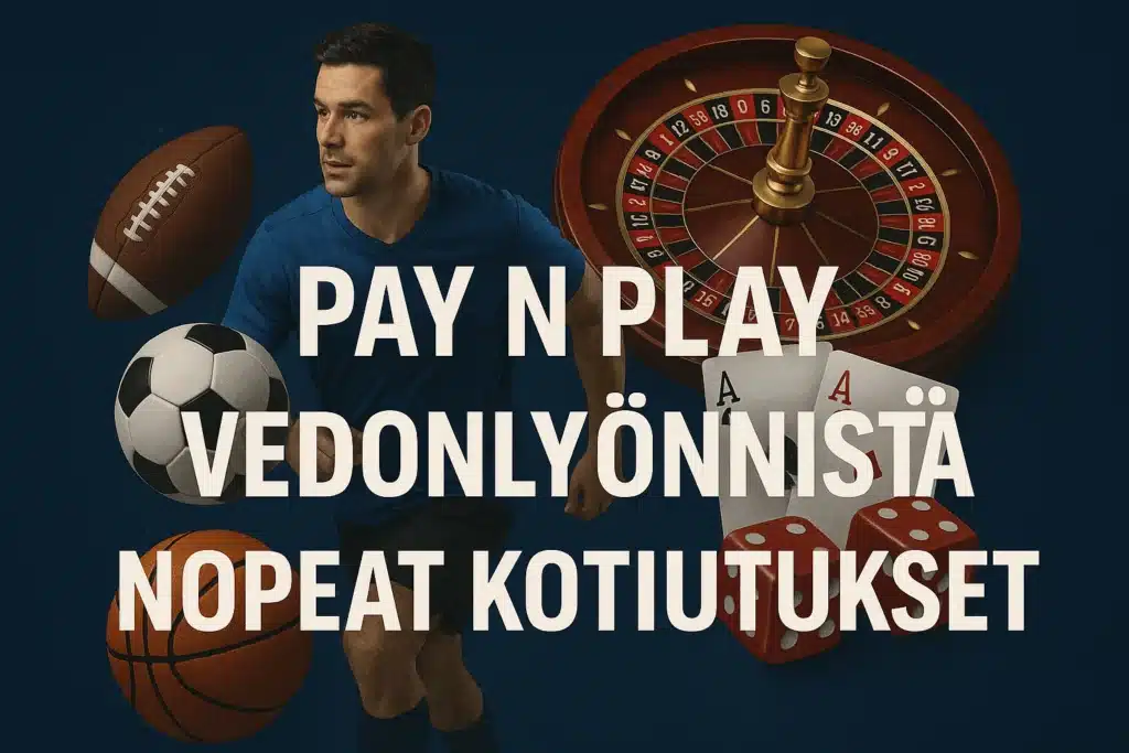 Pay n play vedonlyönti ja nopeat kotiutukset